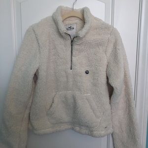 NWT Quarter Zip Sherpa Jacket